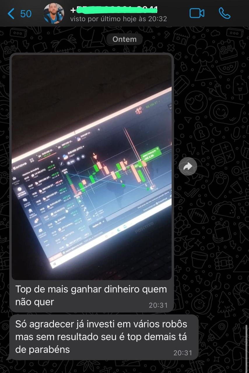 Depoimento com tela de operação